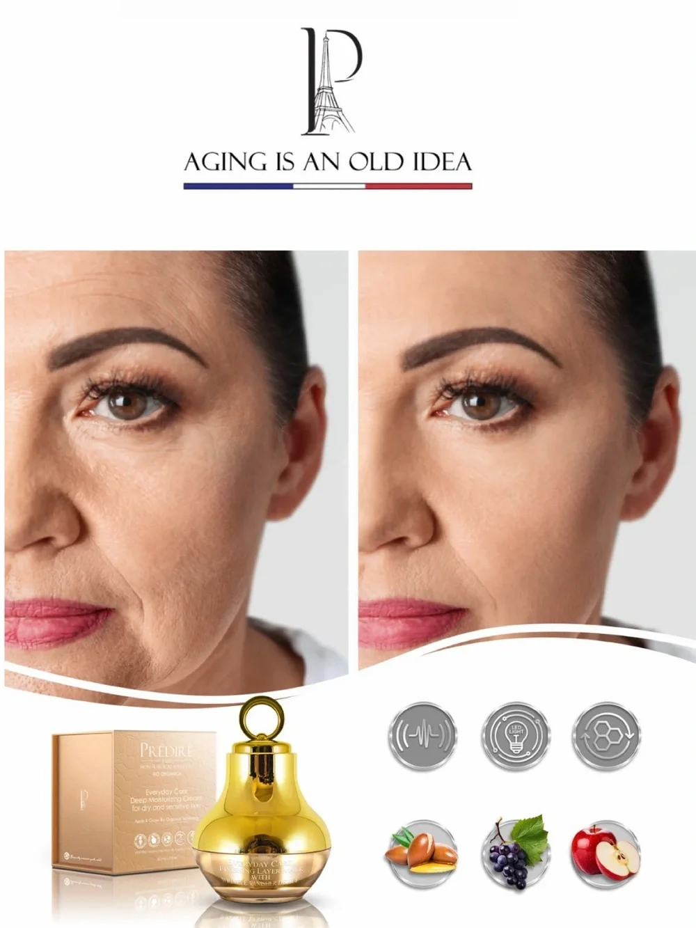PRÉDIRÉ PARIS - Hydration layer mask wth Wrinkle Vanisher Devise